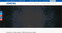 Desktop Screenshot of cortechusa.com